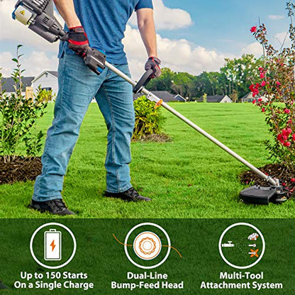 LawnMaster No-Pull 25cc 2 Cycle Engine 17'' Grass Trimmer, NPTGSP2517A - style: Straight Shaft 25CC 17Inch