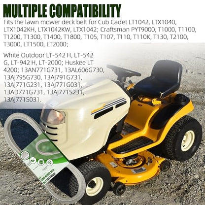 TonGass 42" Lawn Mower Deck Belt Compatible with MTD Troy Bilt Mower