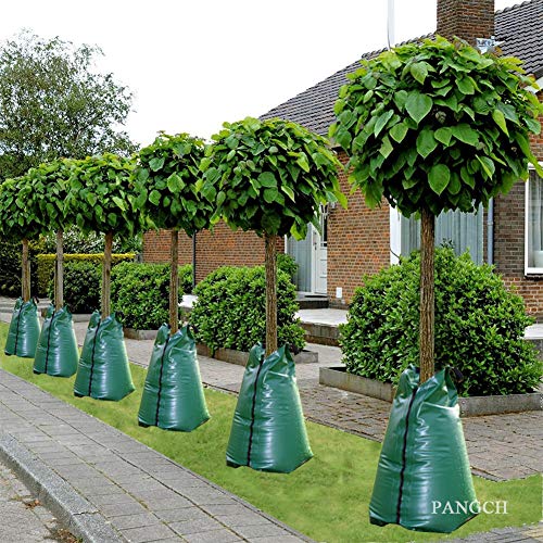 20 Gallon Slow Release Tree Watering Bag - Drip Irrigation Bag for Newly Planted or Established Trees (1 Pack) - size: 1 pack
