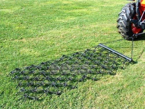8' x 8' Variable Action Drag Chain Harrow - Overall Length: 12' Long - 1/2 Dia - size: 8' W x 8' L, 1/2" Dia
