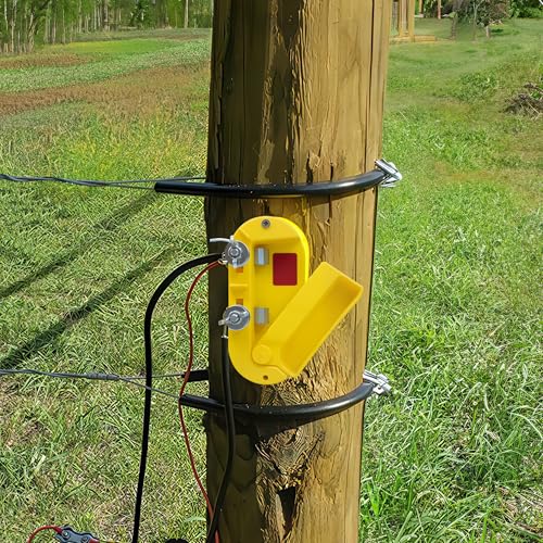 Electric Fence Cut Off Switch of Plastic Single Pole Yellow, 1PC - style: 1 Pack