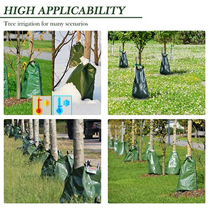 6 Pack 20 Gallon Tree Watering Bags, 6-8 Hours Slow Release PVC Irrigation