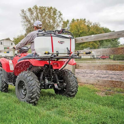 25 Gallon ATV PRO Series Sprayer W/ 3 Nozzle Broadcast