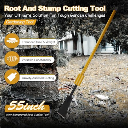 Root Cutting Tool Bamboo Tree Stump Remover Spade Cutter Shovel