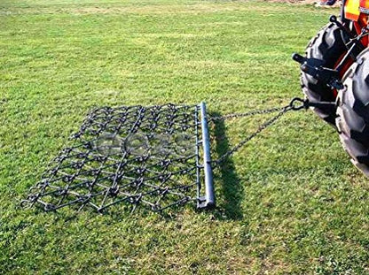 8' x 4' Variable Action Drag Chain Harrow - Overall 7'6" Long - 3/8" Dia - size: 8' W x 4' L, 3/8" Dia