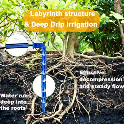 RISINGUP Solar Drip Irrigation System for 30 Potted Plants Outdoor Garden - size: 30 pots