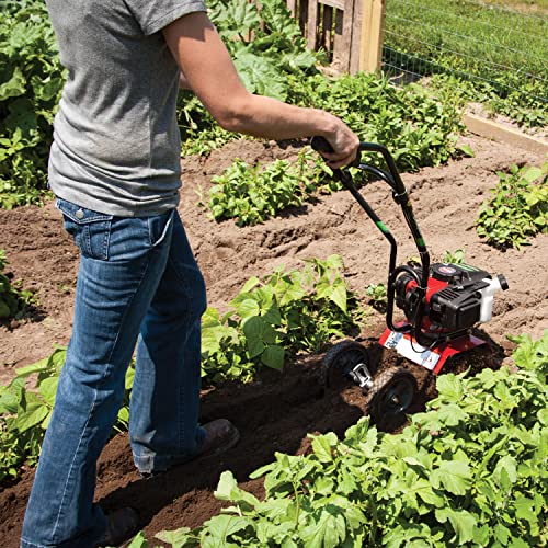 Earthquake MC43 Cultivator, 43cc 2-Cycle Viper Engine, 6-10” Adjustable Width, 8” Max Depth, Overhand Handlebars, Lightweight, U.S. Based Customer Service - style: MC43 43cc