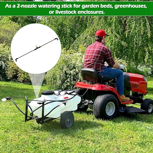 4-Nozzle Boom Sprayer Wand with 3/8" Brass Fitting