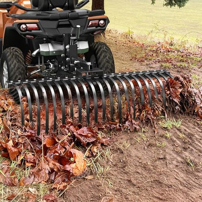 AUTOSAVER88 Heavy Duty Manual Implement Lift w/ 2" Receiver for ATV/UTV - size: 50in 1-Point Lift System with 2" Receiver