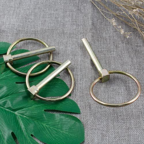 12 Pcs 1/4 Inch Locking Pin with Ring - color: 12Pcs, size: 1/4 x 1-3/4 inch