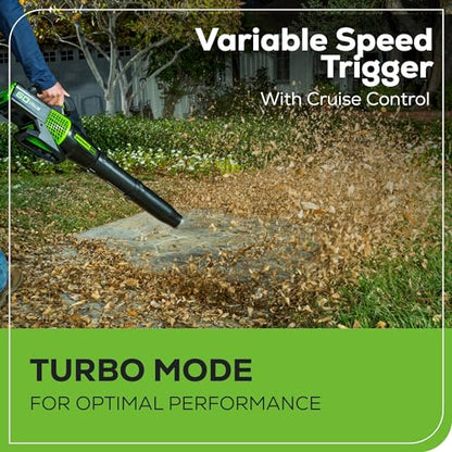 Greenworks 60V 13 in String Trimmer & 540 CFM Blower Combo, 2.5 Ah Battery - size: 60V 13" + 540CFM (4.0Ah), style: Trimmer + Blower Combo
