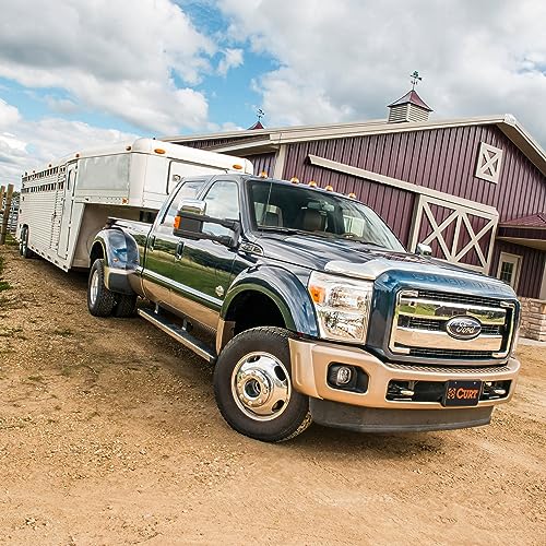 CURT 16055 5th Wheel Rail Gooseneck Hitch, 25,000 lb, 3" Offset