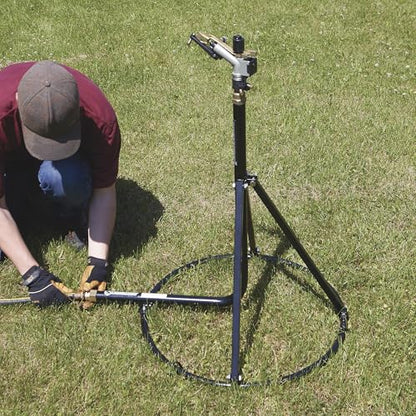 Strongway Tripod Sprinkler, 7-14 GPM, 120ft. Coverage, 11,000 Sq. Ft.