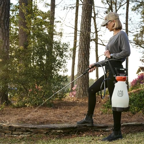 Husqvarna 2 Gallon Battery Handheld Sprayer for Lawn and Garden