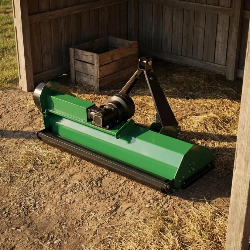 Chery Industrial 37" PTO Powered 3-Point Flail Mower 15-20HP Cat 1 Tractor - size: 37''