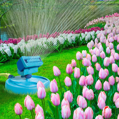 Aqua Joe BDL-A0138-P2 20-Nozzle Mini Gear-Driven Oscillating Sprinkler on Sled Base, Customizable Coverage, 4,250 Sq. Ft. Max Coverage